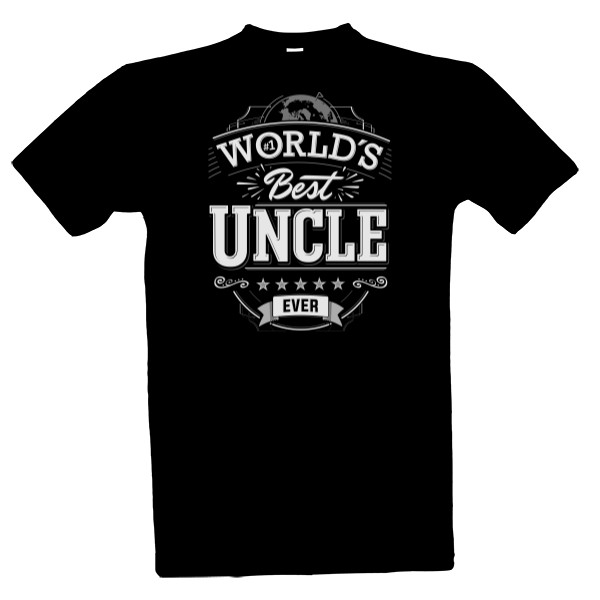 Tričko s potiskem Best Uncle