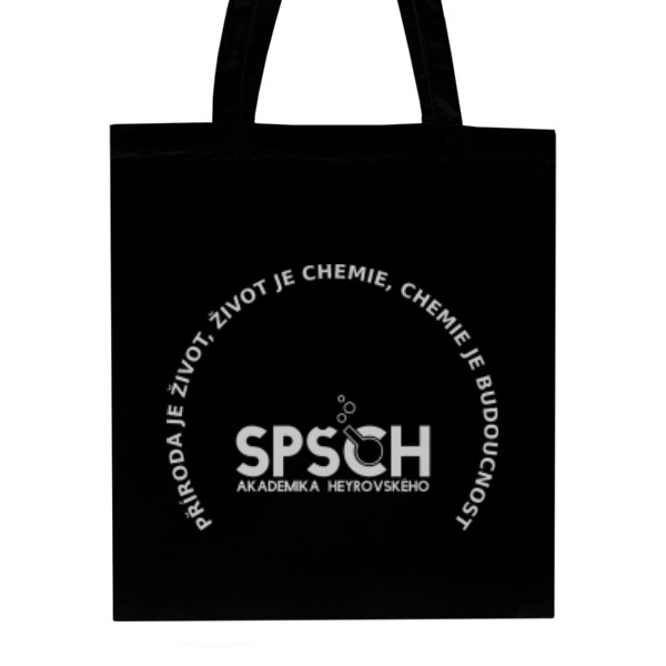 Nákupní taška s logem SPŠCH černá